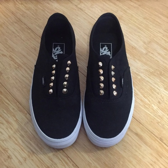 vans studded slip on
